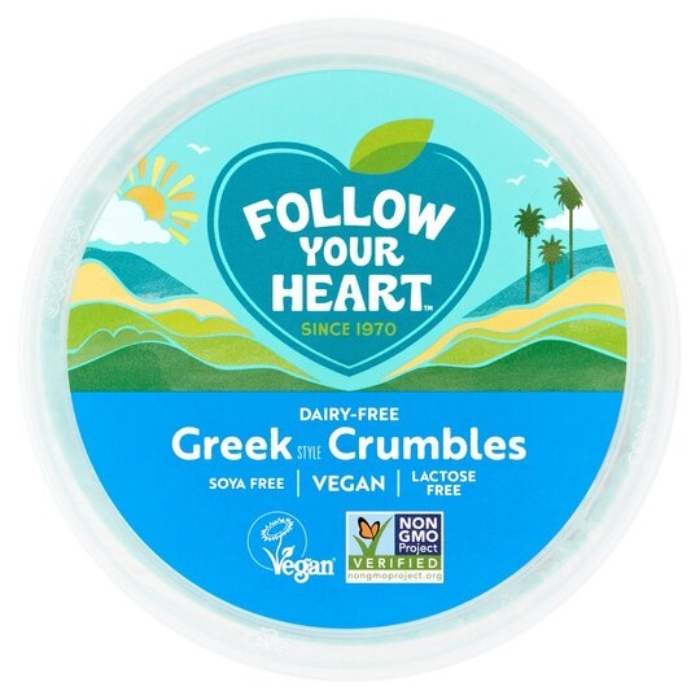 Follow Your Heart - Vegan Dairy Free Greek Style Crumbles, 170g