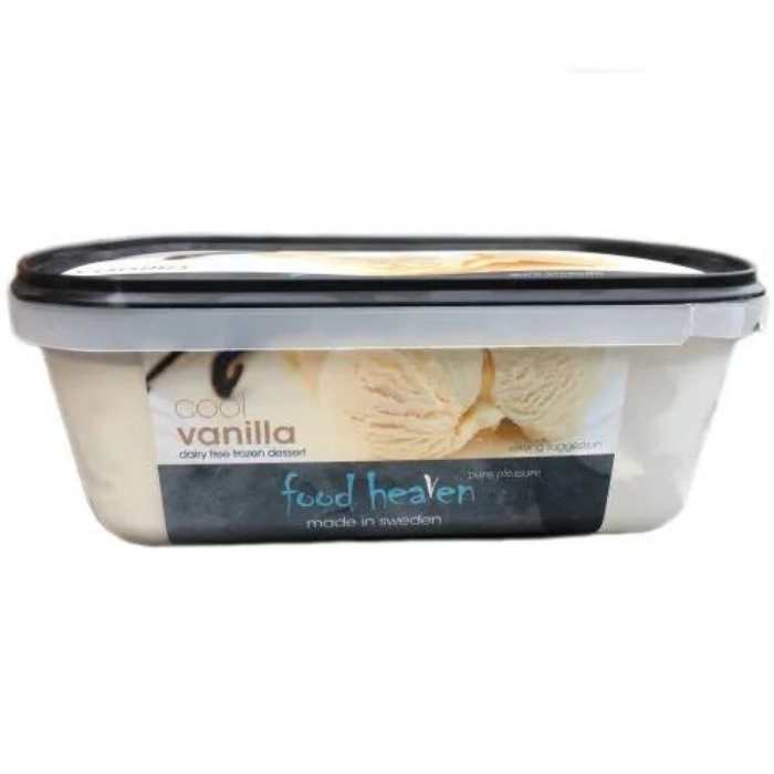 Food Heaven - Non-Dairy Ice cream 900ml- cool vanilla - Side