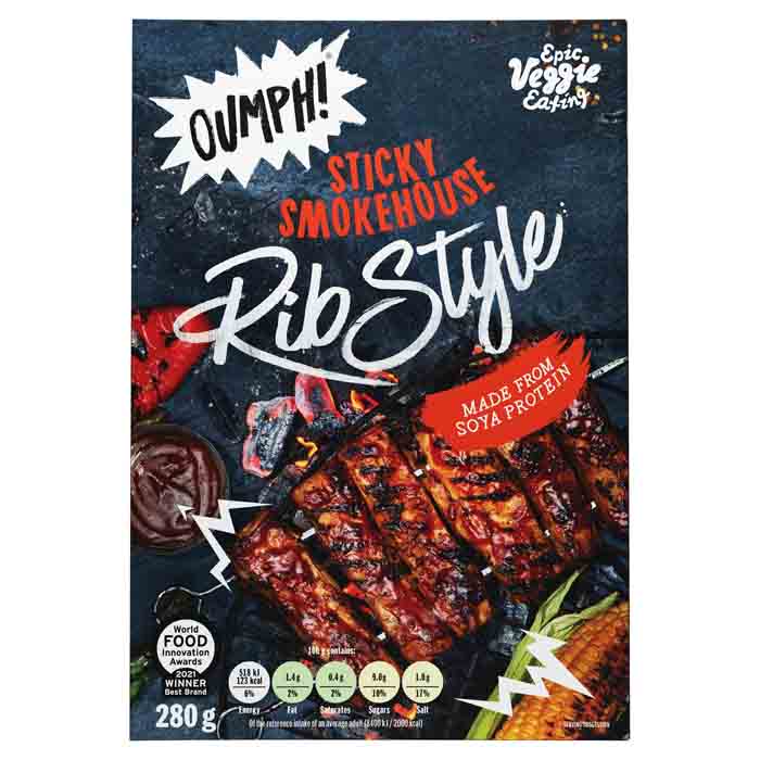 Frys - Oumph! Sticky Smokehouse Ribs, 280g