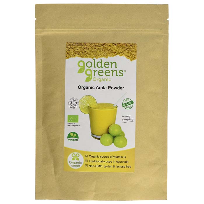 Golden Greens Organic - Organic Amla Fruit Powder, 200g