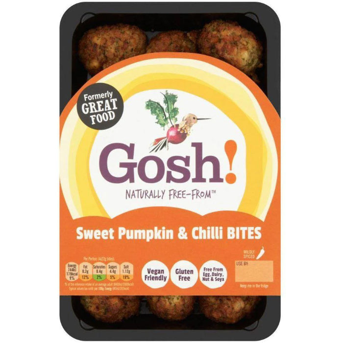 Great Food - Gosh Bites Pumpkin And Chilli, 200g