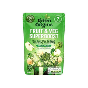 Green Origins - Fruit & Veg Superboost, 100g | Multiple Flavours