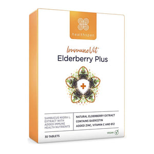 Healthspan - ImmunoVit Elderberry Plus, 30 Tablets