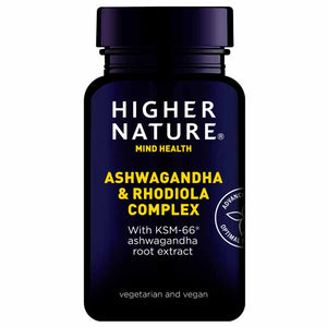 Higher Nature - Ashwagandha & Rhodiola Complex, 30 Capsules