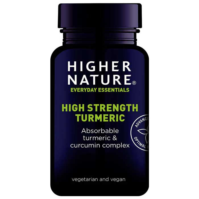 Higher Nature - High Strength Turmeric, 60 Capsules