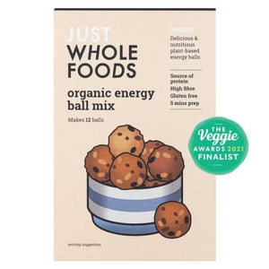 Just Wholefoods - Organic & Vegan Energy Ball Mix, 140g - Pack of 6