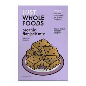 Just Wholefoods - Organic & Vegan Flapjack Mix, 270g - Pack of 6