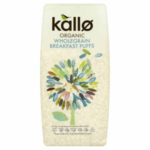 Kallo - Organic Puffed Rice Cereal Natural, 225g