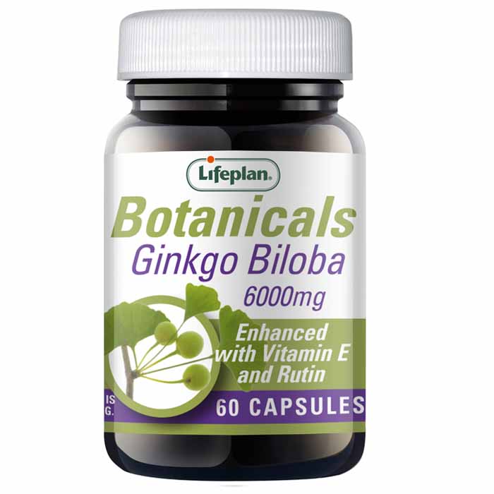 Lifeplan - Ginkgo Biloba 6000mg, 60 Capsules