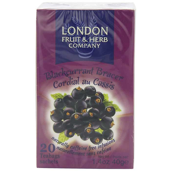 London Fruit & Herb Co - Blackcurrant Bracer Fruit Tea, 20 Bags