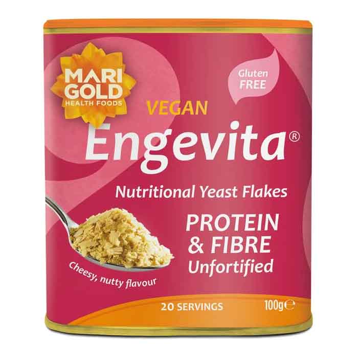 Marigold - Engevita Protein Fibre Yeast Flakes Pink, 100g