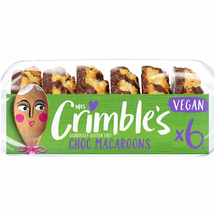 Mrs Crimbles - Vegan Choc Macaroons, 6-pack, 195g