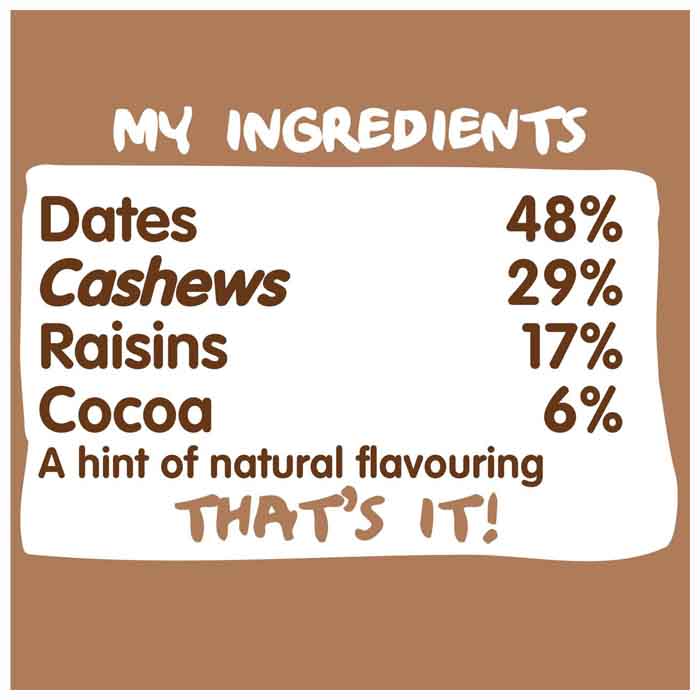 Nakd - Cocoa Delight Multipack, 35g - back
