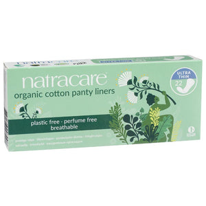 Natracare - Organic Cotton Ultra Thin Panty Liners, 22 Pads