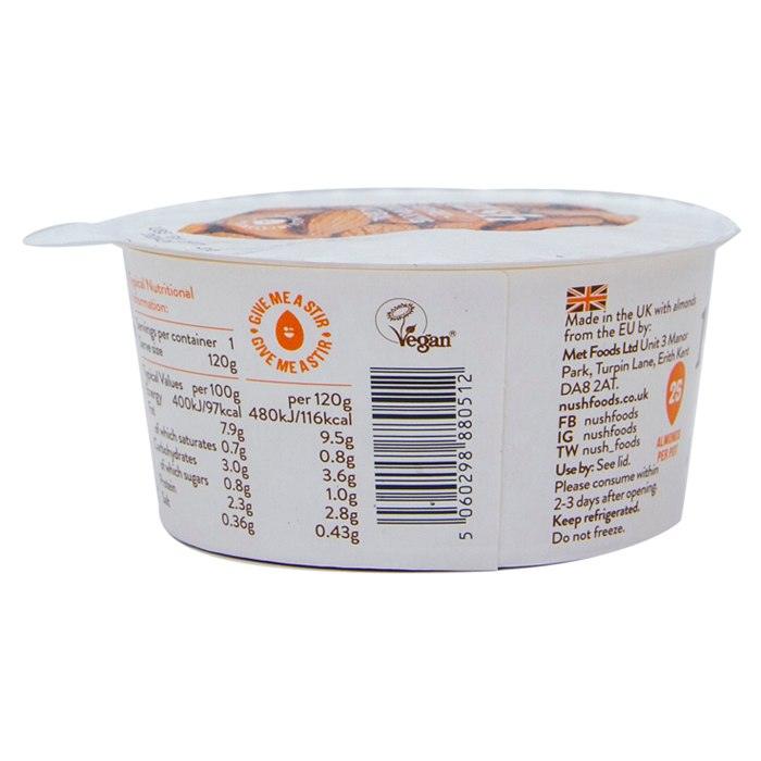 Nush - Natural Almond Yoghurt 120g - back