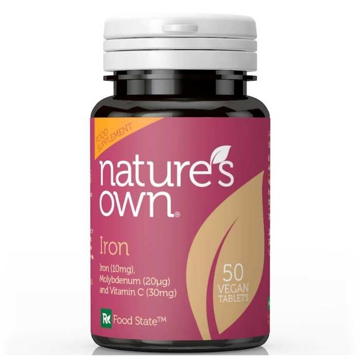 Nature's Own - Iron with Molybdenum & Vitamin C, 50 Tablets