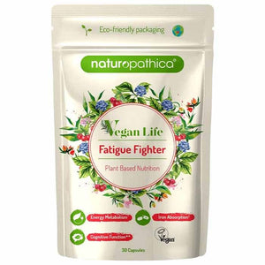 Naturopathica - Vegan Life Fatigue Fighter Capsules, 30 Capsules