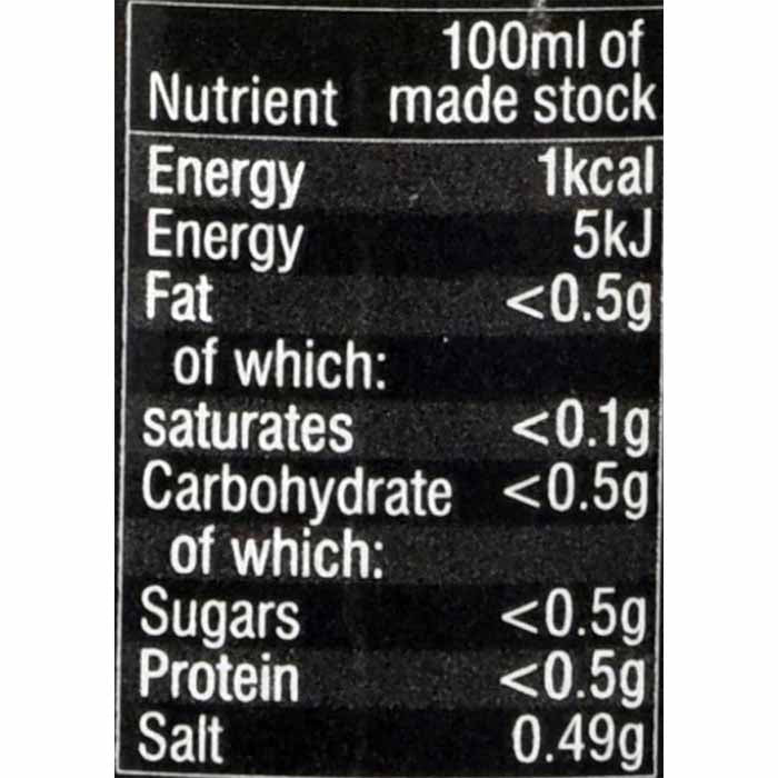 Nine Meals From Anarchy - Real Veg Stock, 105ml - back