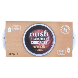 Nush - Choc Pots - Chocolate Fudge, 2 Pots