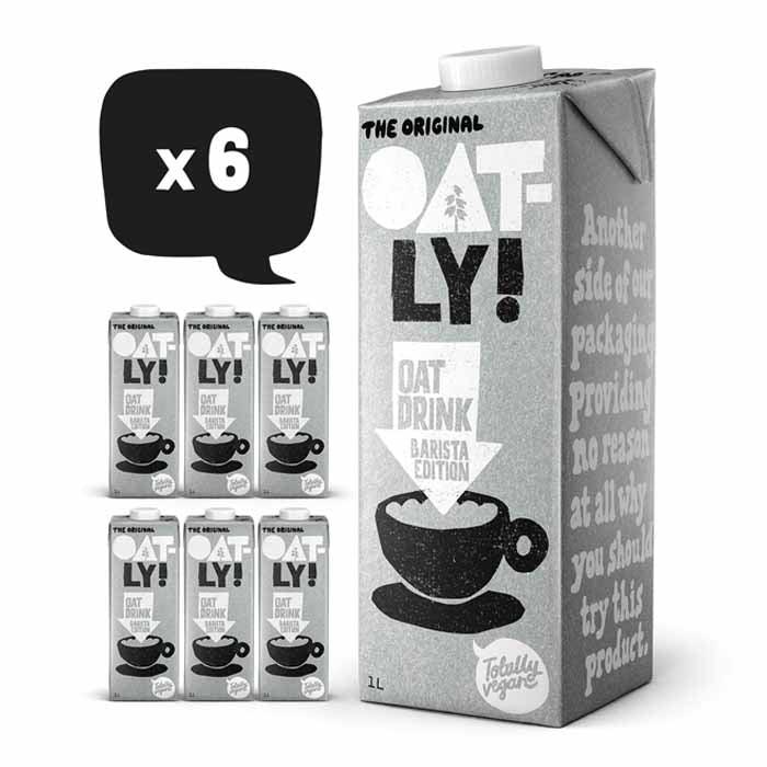 Oatly - Oat Drink Barista Edition -  6-Pack, 1L