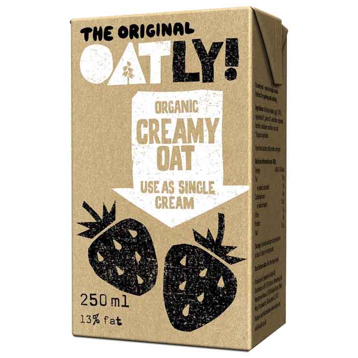 Oatly - Organic Oat Alternative 2 Cream, 250ml  Pack of 18