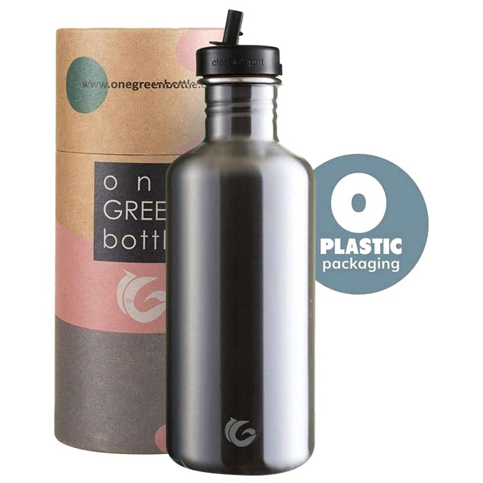 One Green Bottle - Plain Stainless Steel Tough Canteen ,1200ml