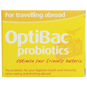 OptiBac Probiotics - For Travelling Abroad (Live Cultures), 20 Capsules