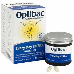 Optibac Probiotics - For Every Day Extra (Daily Wellbeing Extra), 30 Capsules