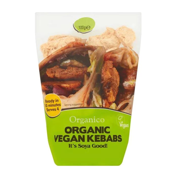 Organico - Organic Vegan Soya Kebabs, 100g