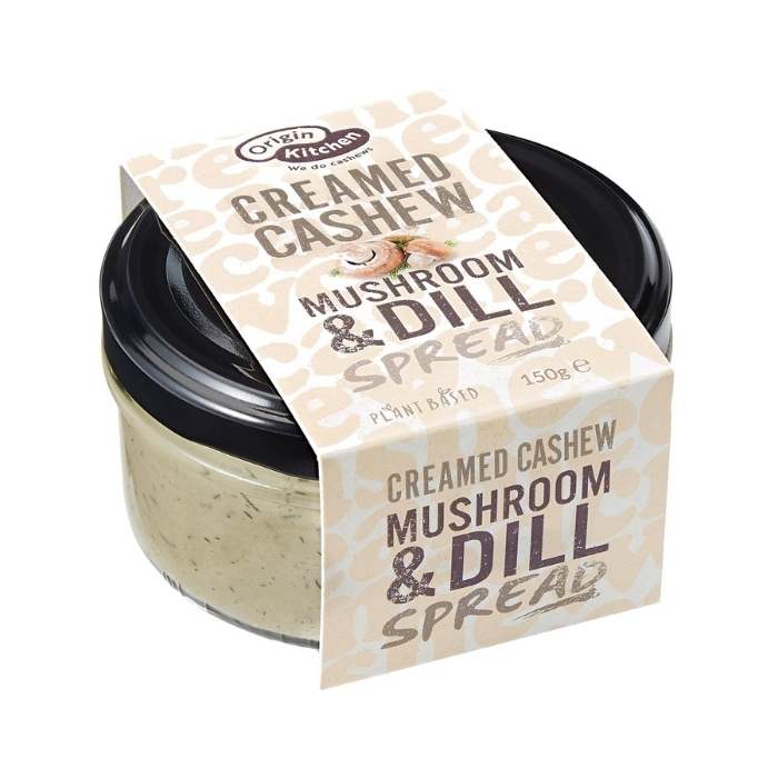 Origin Kitchen - Creamed Cashew Mushroom & Dill Spread, 155g