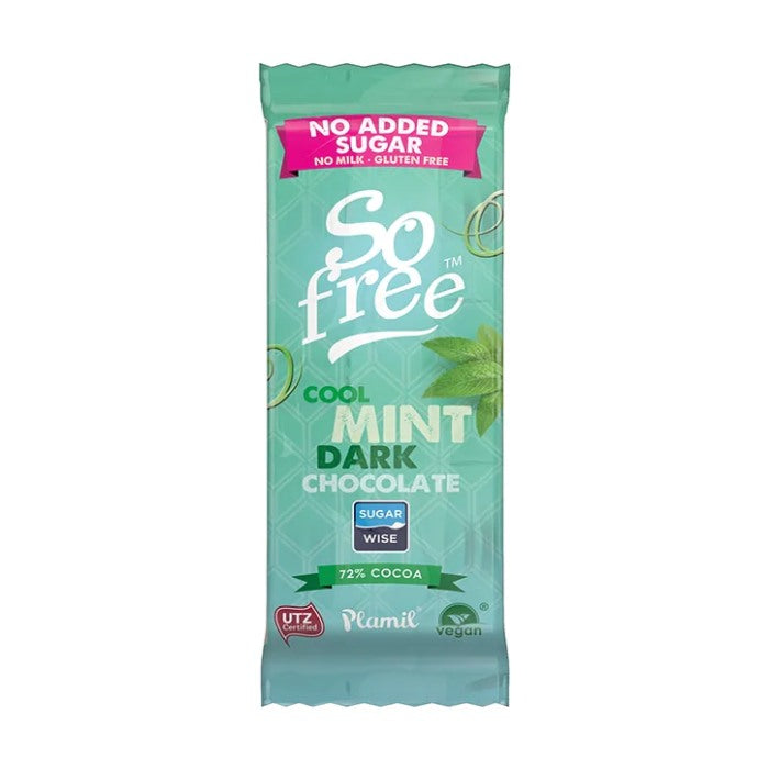 Plamil - So Free No Added Sugar Dark Chocolate Cool Mint, 80g