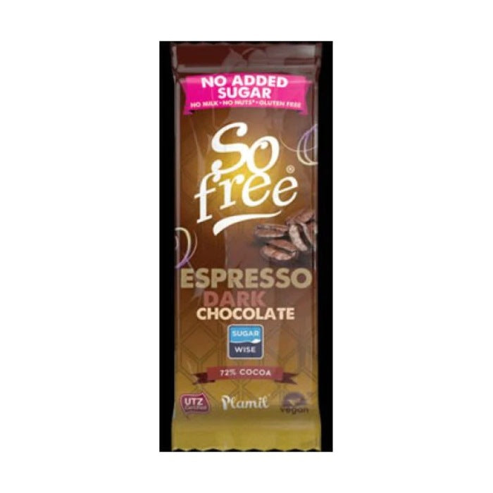 Plamil - So Free No Added Sugar Dark Chocolate Espresso, 35g