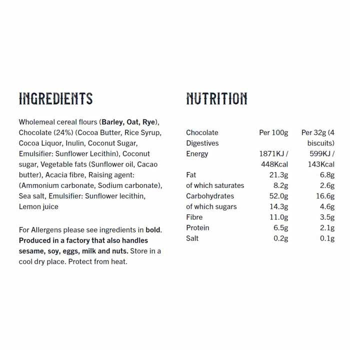 Prodigy - Phenomenoms Chocolate Digestive - 32g - Back