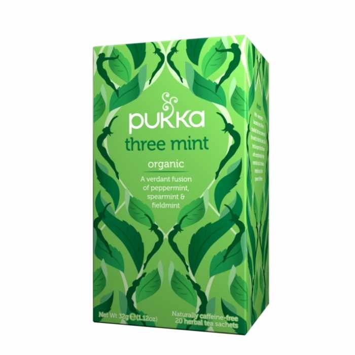 Pukka - Organic Three Mint Herbal Tea, 20 Bags