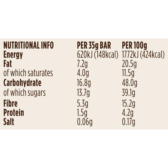 Pulsin - High Fibre Brownie Double Choc Dream, 35g - Back