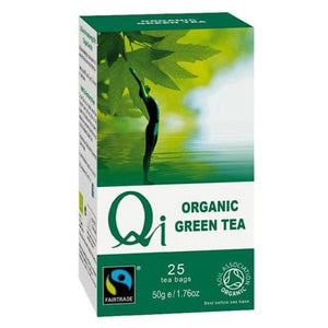 Qi Herbal Health - Organic Fairtrade Green Tea, 25 Bags