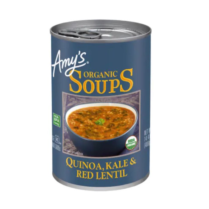 Amy's Soups - Organic Soups | Assorted Flavours - PlantX UK