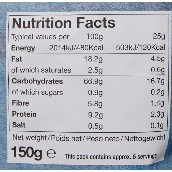 R.W Garcia - Blue Corn Organic Tortilla Chips, 150g - back