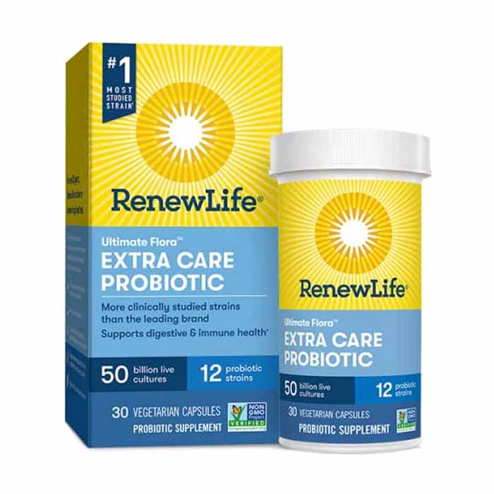 Renew Life - Florabiotic Everyday Plus Travel Pack 50 Billion ,30 Capsules