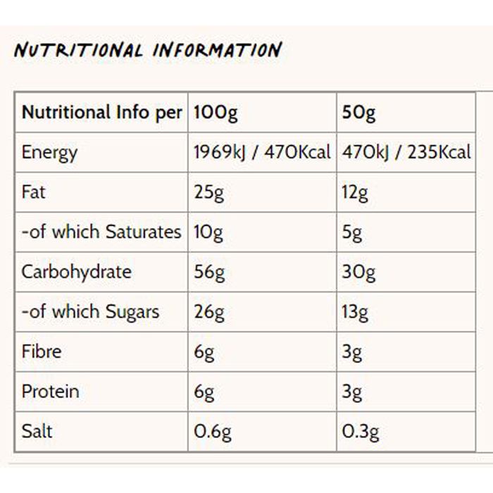 Rhythm108 - Organic Soft Filled Cookie Chocolate Hazelnut Ganache, 50g - back 