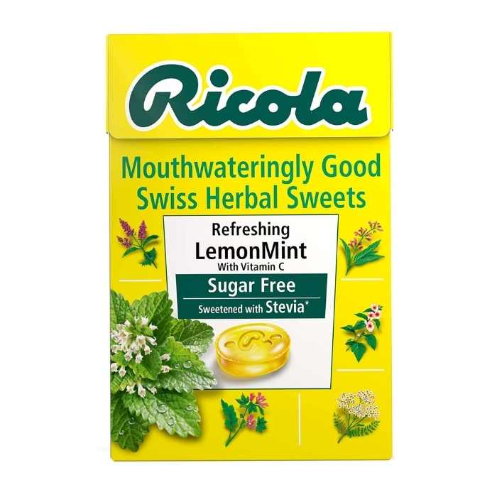 Ricola - Sugar-Free Swiss Herbal Sweets, 45g | Multiple Options - PlantX UK