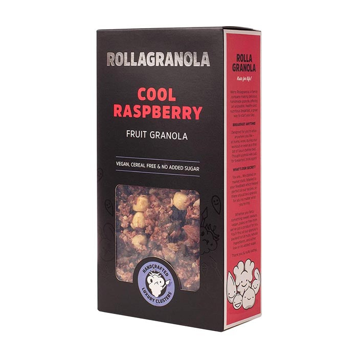 Rollagranola - Fruit Granola - Cool Raspber, 300g 