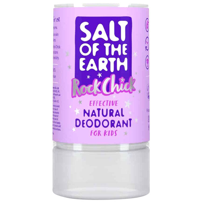 Salt Of The Earth - Natural Deodorant Crystals - Rock Chick for Kids, 90g