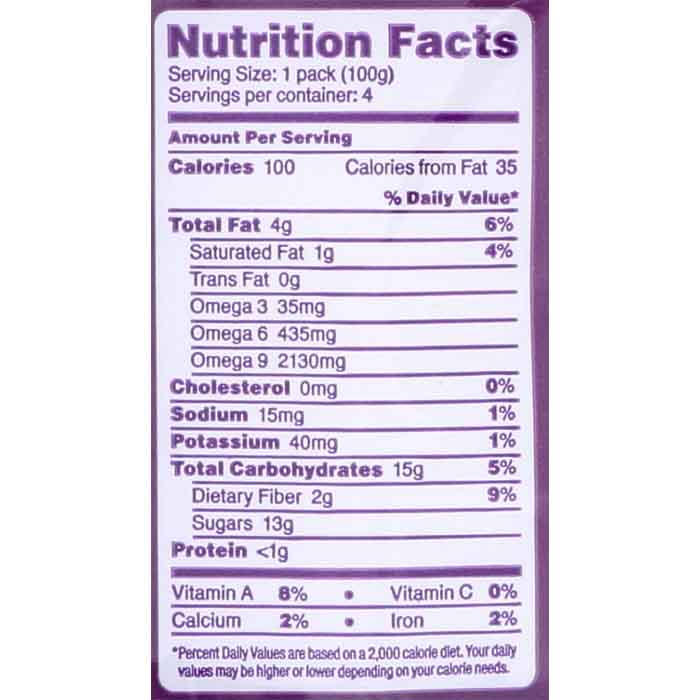 Sambazon - Organic Acai Superfruit Pack - Original, 100g - back