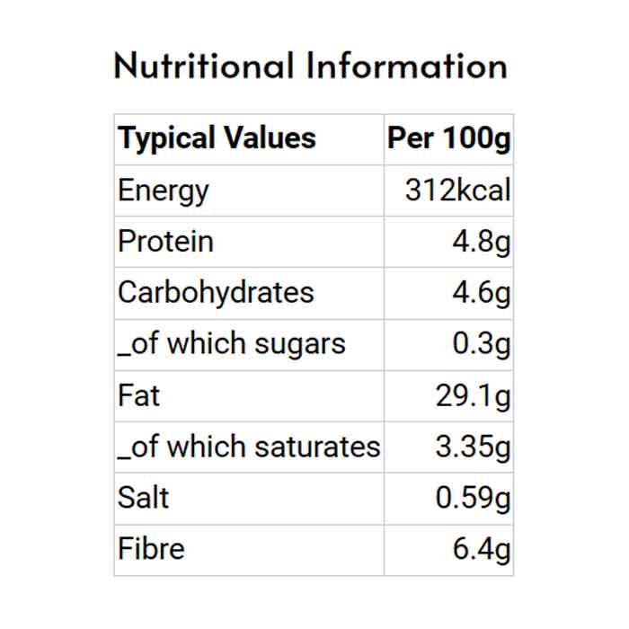 San Amvrosia - Indian Houmous, 170g Back