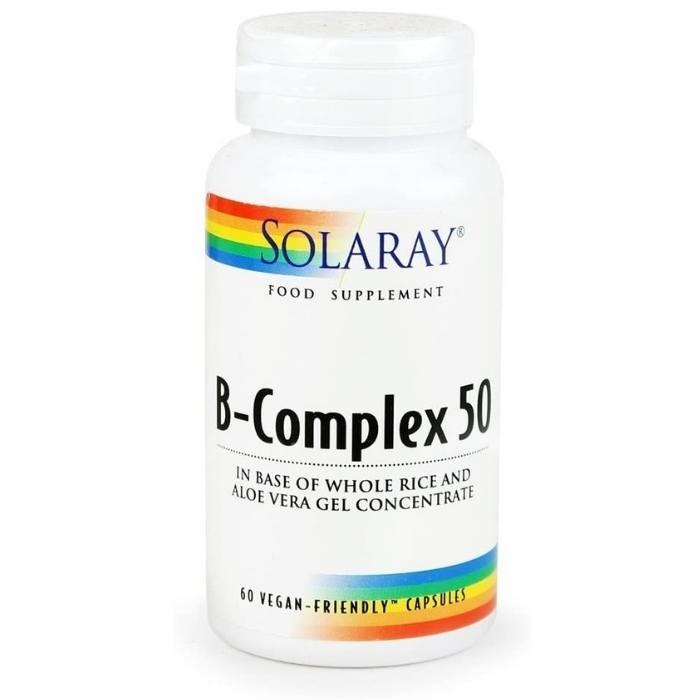 Solaray - B-Complex 50, 60 Capsules - front