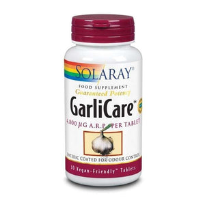 Solaray - Garlicare 10,000mcg, 30 Tablets