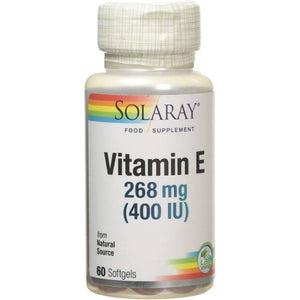 Solaray - Vitamin E 268mg, 60 Capsules