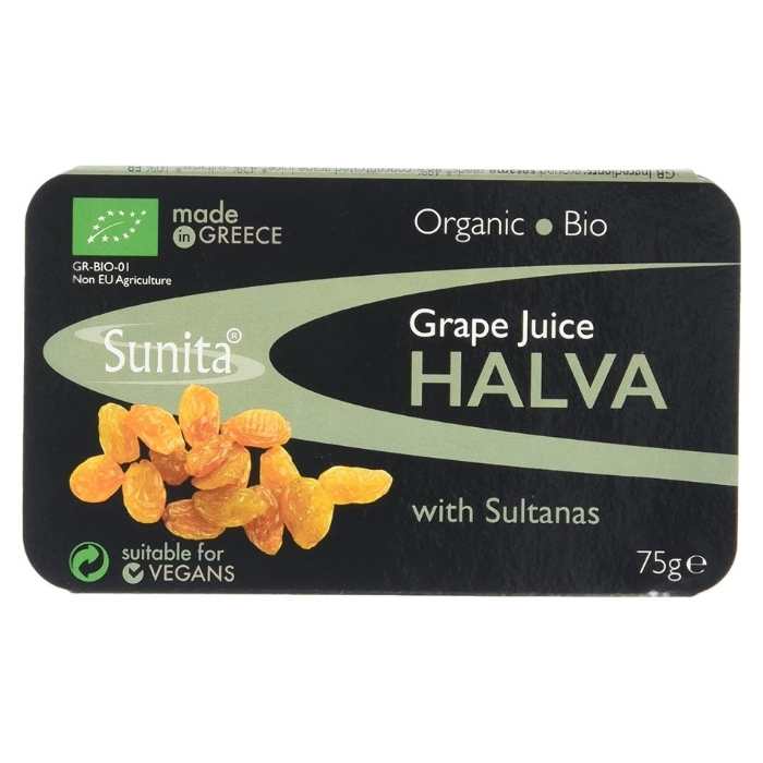 Sunita - Organic Grape Juice Halva with Sultana, 75g - front