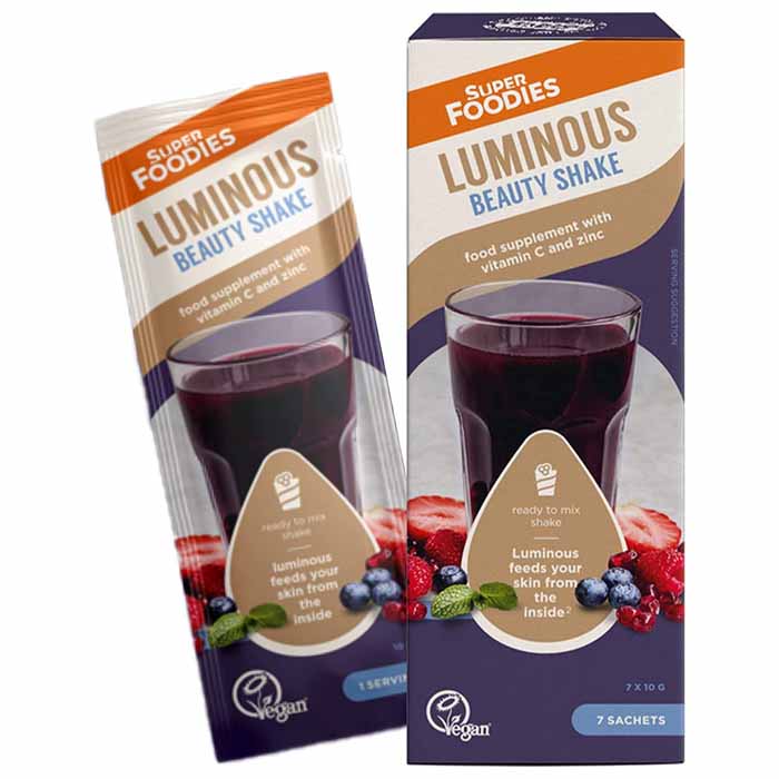 Superfoodies - Luminous Beauty Shake Sachets  ,7x10g 